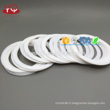 Customized Rubber Seals ring Gasket white PTFE/teflon/fkm washer flat gaskets shim sealing pad